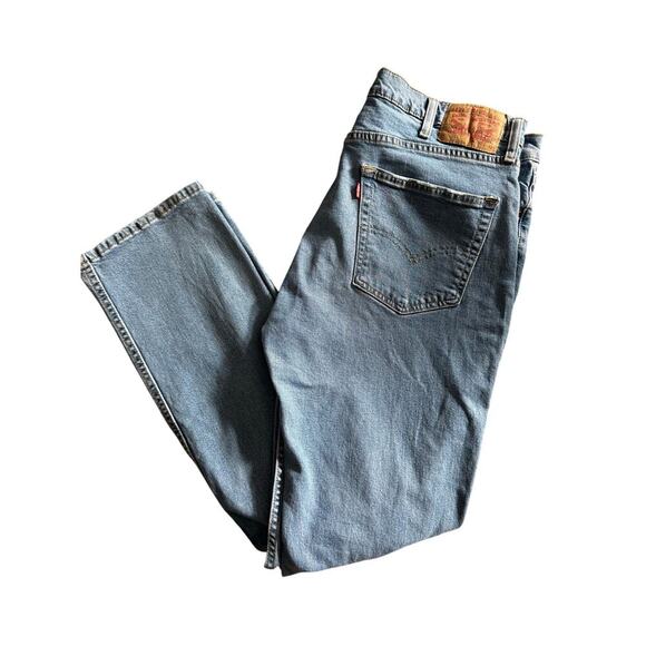 Levi’s 511 Slim Fit Distressed Jeans Men’s 38x32 Light Wash - Picture 2 of 8